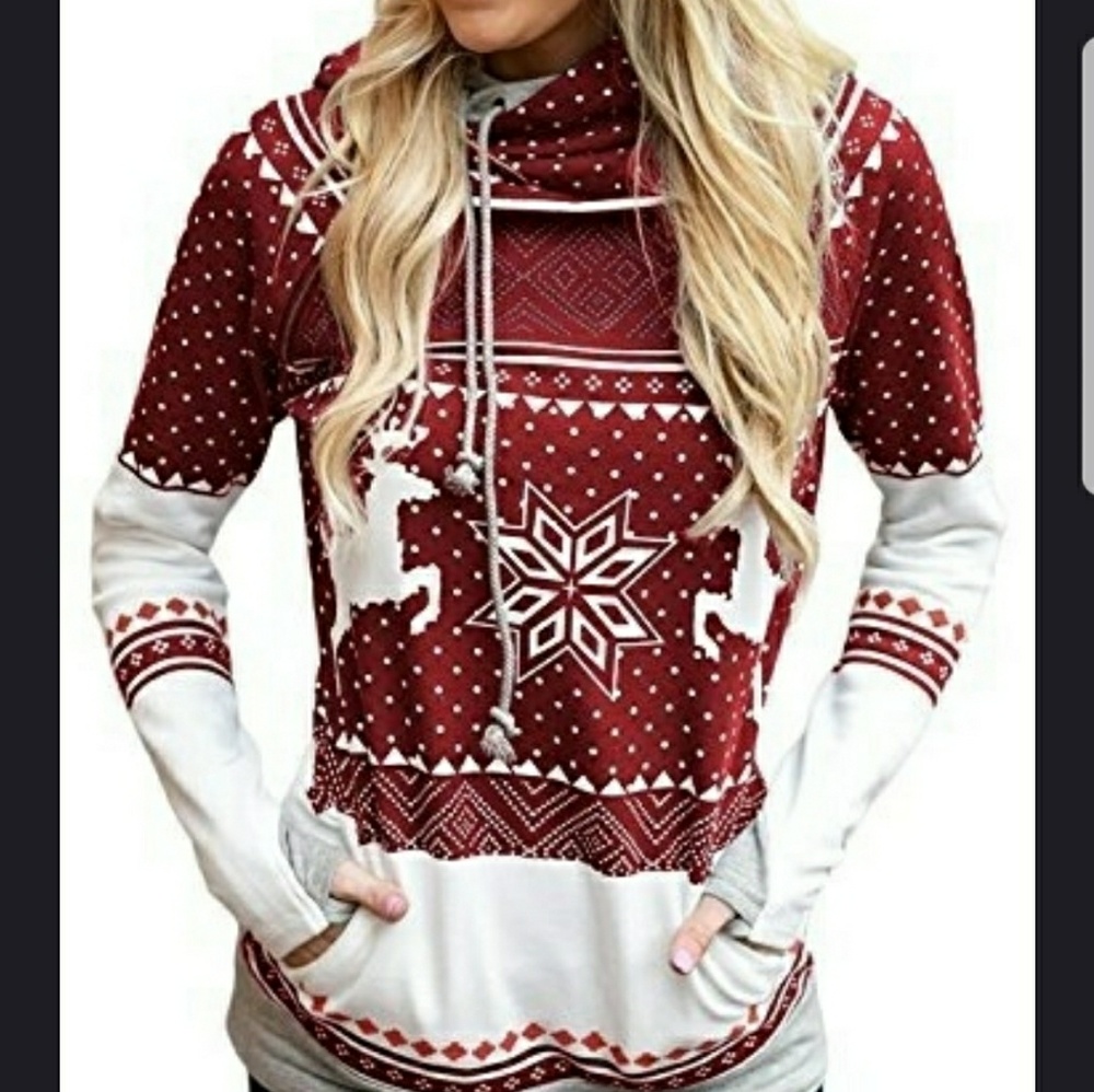Holiday hooded sweatshirt